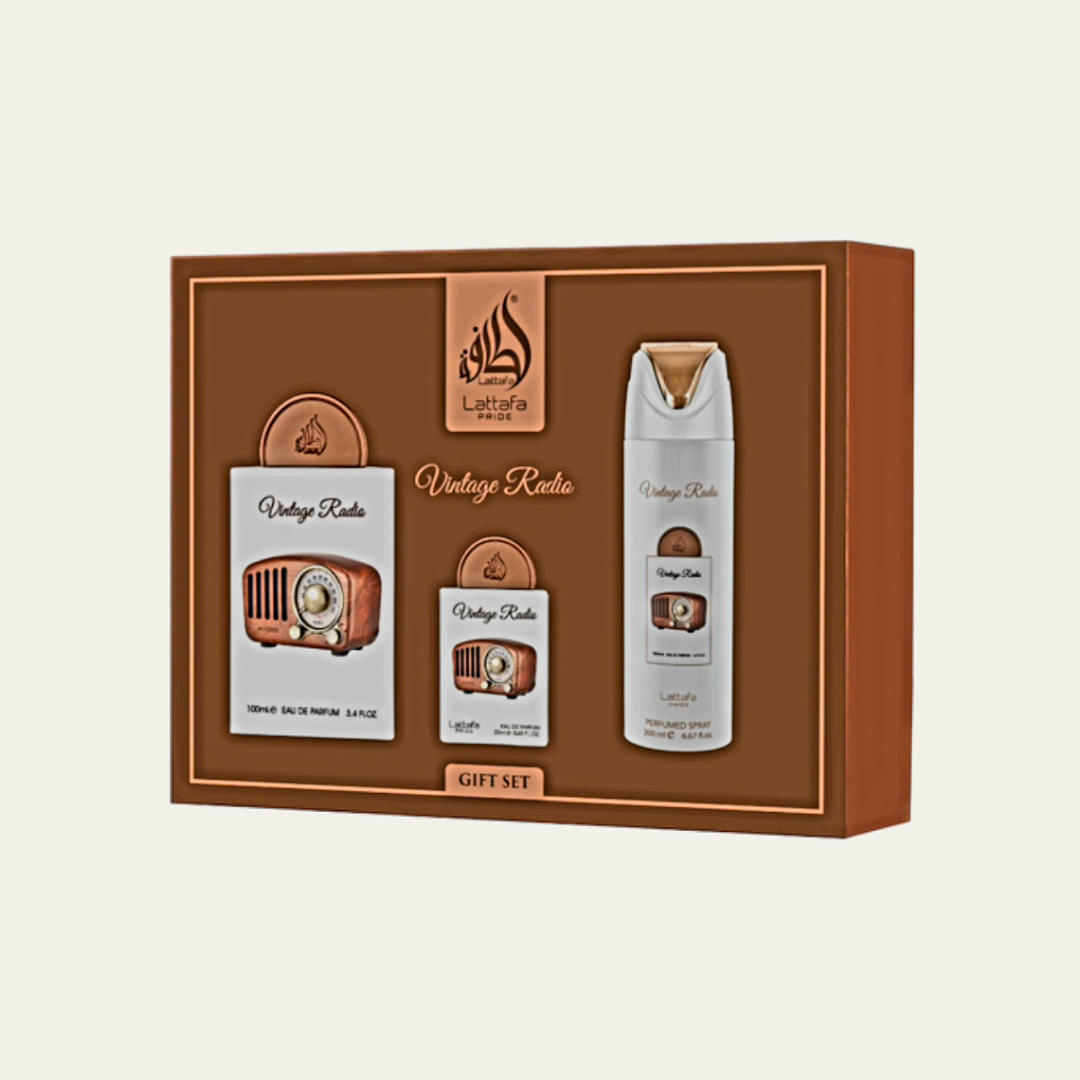 Vintage Radio Gift Set